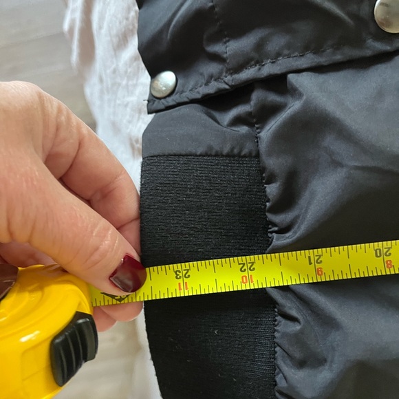 Brandy Melville Black Bomber Jacket O/S Snaps - Picture 5 of 5